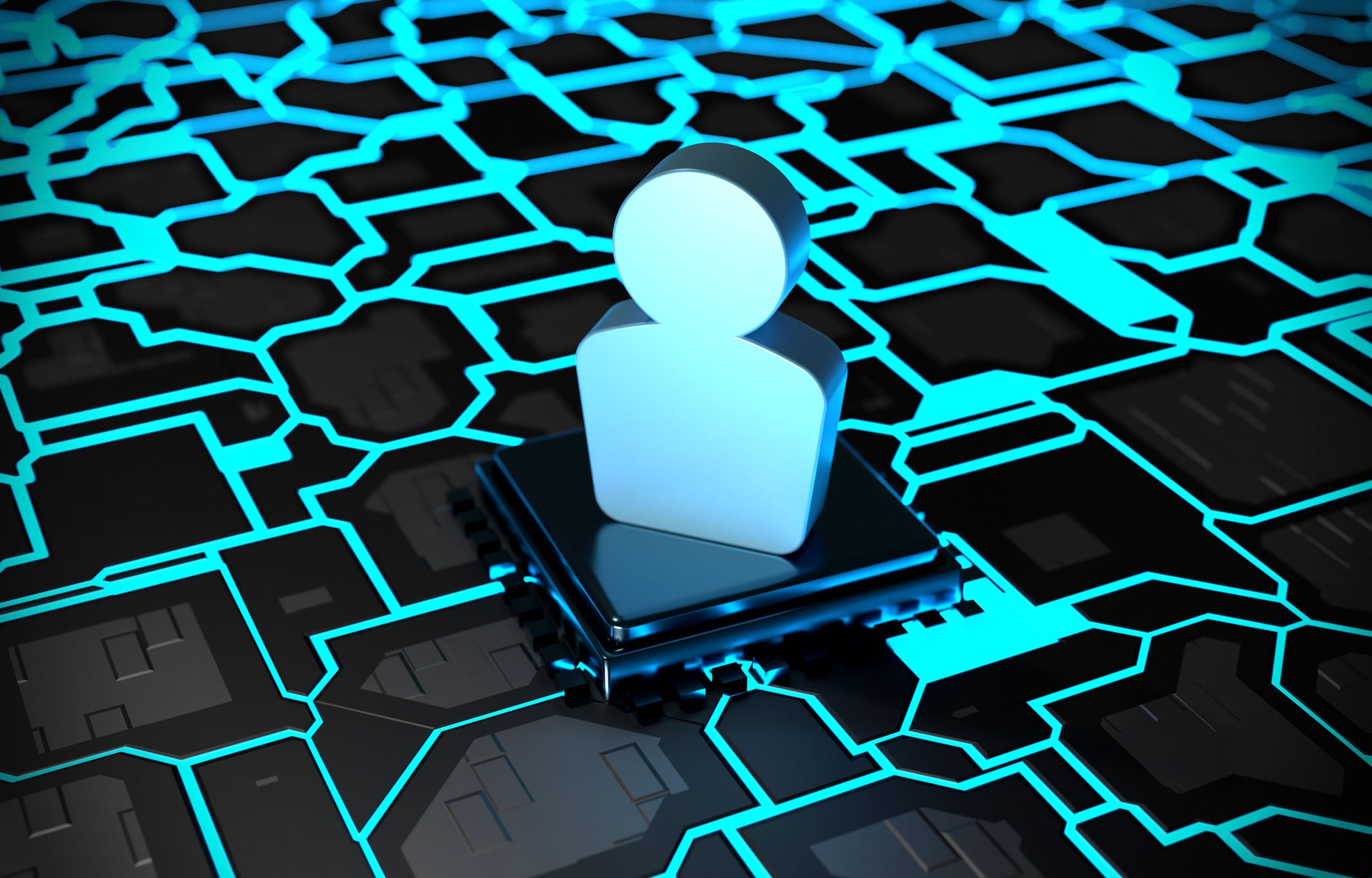 Circuit Board And People icon